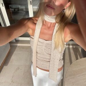 Elegant Cream Women's Tank Top